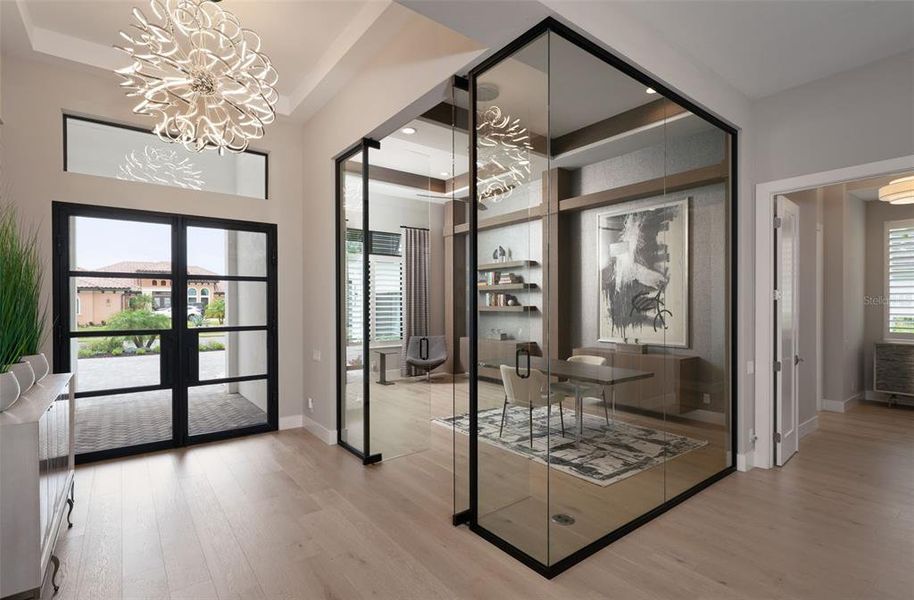 Furnished interior view inside a new home in , Parrish (Image 12).