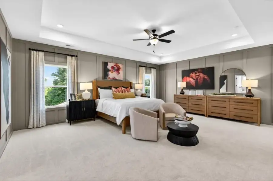 Furnished interior view inside a new home in Allen Manor, Hoschton (Image 4).