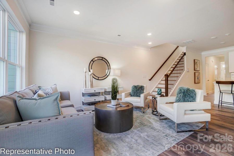 Furnished interior view inside a new home in Harrisburg Village, Harrisburg (Image 7).