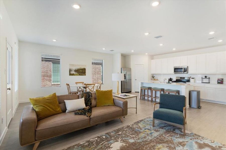 Furnished interior view inside a new home in Hurricane Creek, Anna (Image 28).
