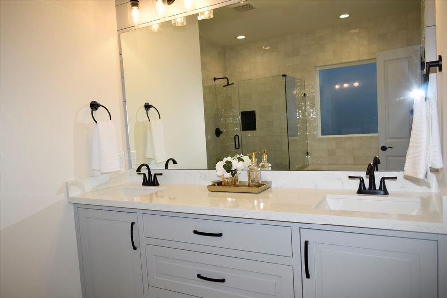 Furnished interior view inside a new home in , Houston (Image 6).