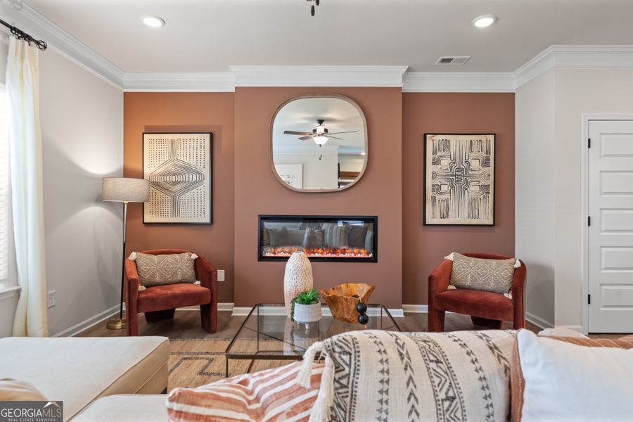 Furnished interior view inside a new home in Glendale Towns, Conyers (Image 6).