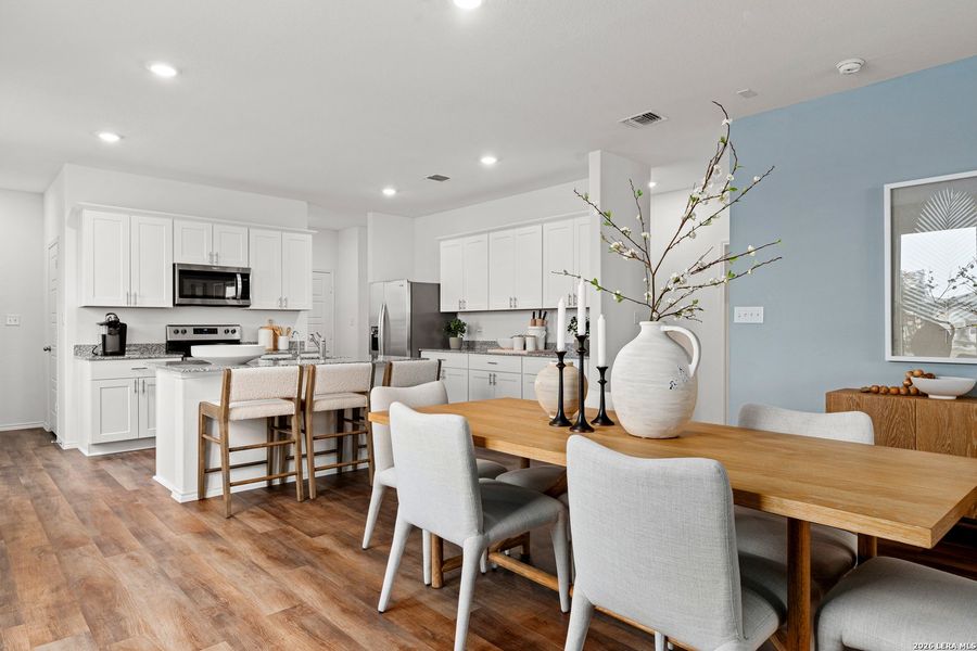 Furnished interior view inside a new home in , New Braunfels (Image 3).