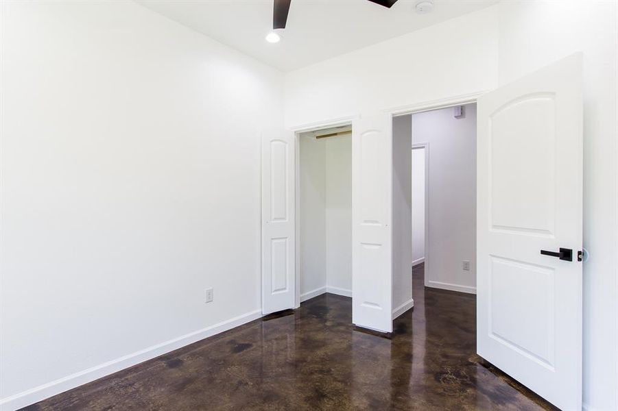 Unfurnished bedroom #2 featuring ceiling fan