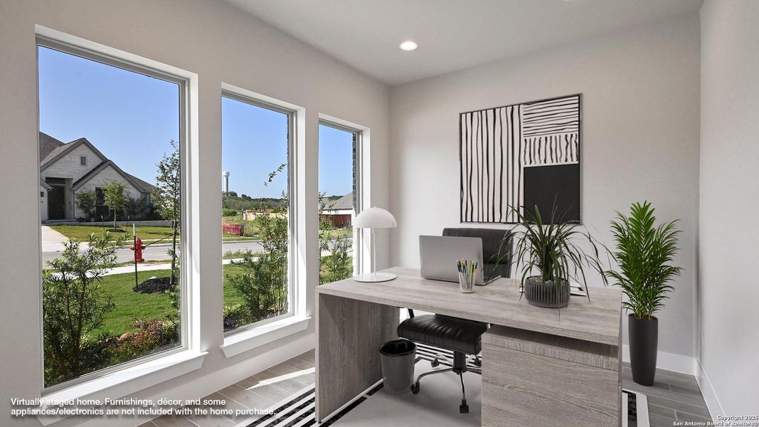 Furnished interior view inside a new home in Homestead 65', Schertz (Image 11). Furnished interior view inside a new home in Homestead 65', Schertz (Image 11).