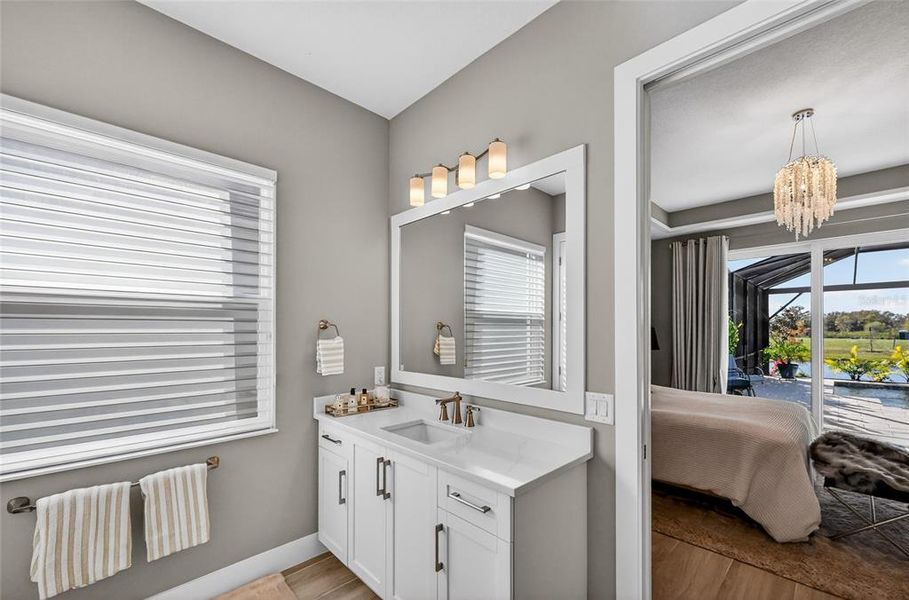 Furnished interior view inside a new home in , Sarasota (Image 34).