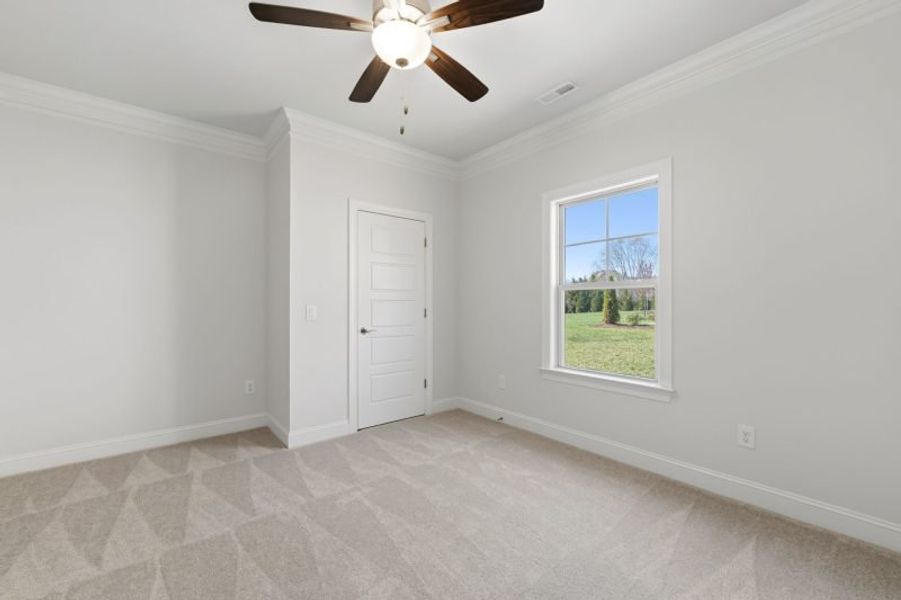 Representative unfurnished interior of a home built from the Cosmopolitan by Keystone Homes NC in Weybridge, Burlington (Image 91). Representative unfurnished interior of a home built from the Cosmopolitan by Keystone Homes NC in Weybridge, Burlington (Image 91).