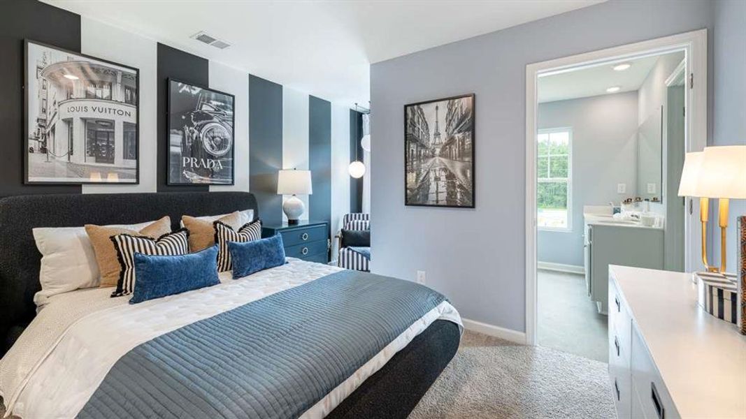 Furnished interior view inside a new home in Harvest Park, Decatur (Image 13).