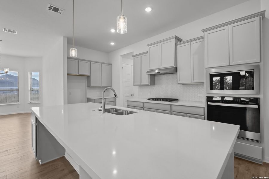 Furnished interior view inside a new home in Stillwater Ranch, San Antonio (Image 6).