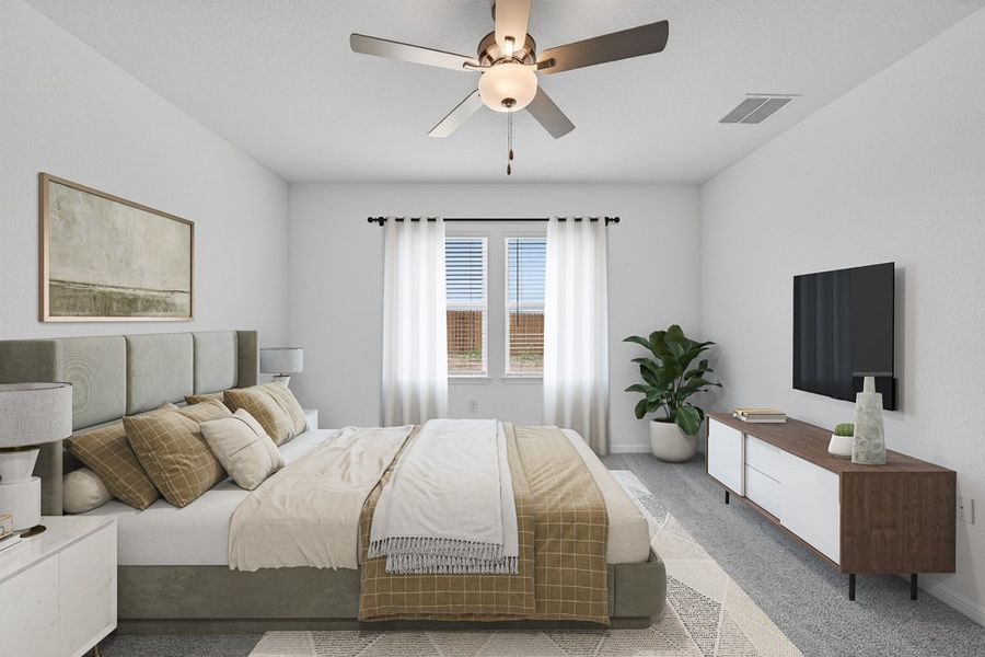 Furnished interior view inside a new home in Lisso, Pflugerville (Image 6).