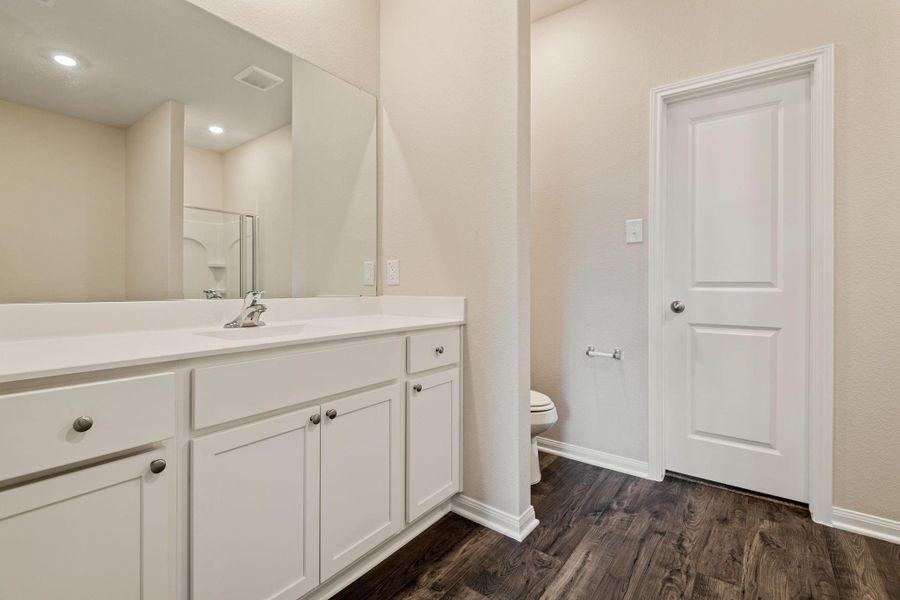 Furnished interior view inside a new home in Trails at Cochran Ranch, Waller (Image 9).