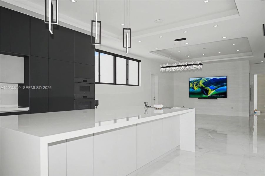 Furnished interior view inside a new home in , Miami (Image 4).