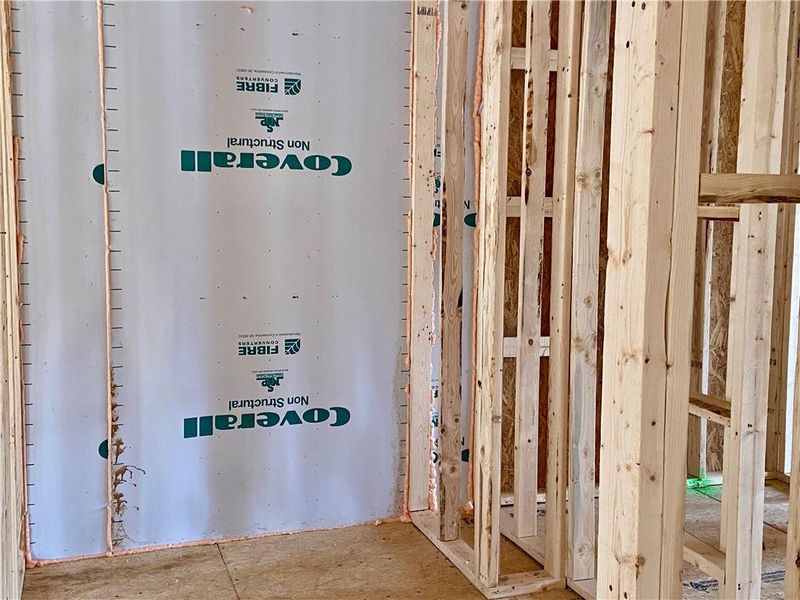 In-progress construction of a new home in Arbors at Richland Creek, Buford, GA (Image 38). In-progress construction of a new home in Arbors at Richland Creek, Buford, GA (Image 38).