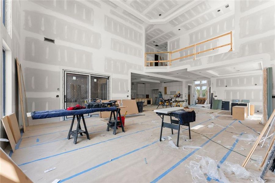 In-progress construction of a new home in , Dacula, GA (Image 4).