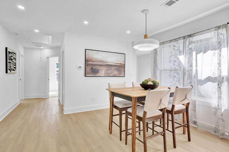 Furnished interior view inside a new home in , Decatur (Image 7).