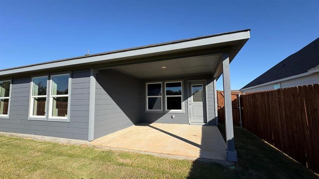 Patio - All Home and community information, including pricing, included features, terms, availability and amenities, are subject to change at any time without notice or obligation. All Drawings, pictures, photographs, video, square footages, floor plans, elevations, features, colors and sizes are approximate for illustration purposes only and will vary from the homes as built.