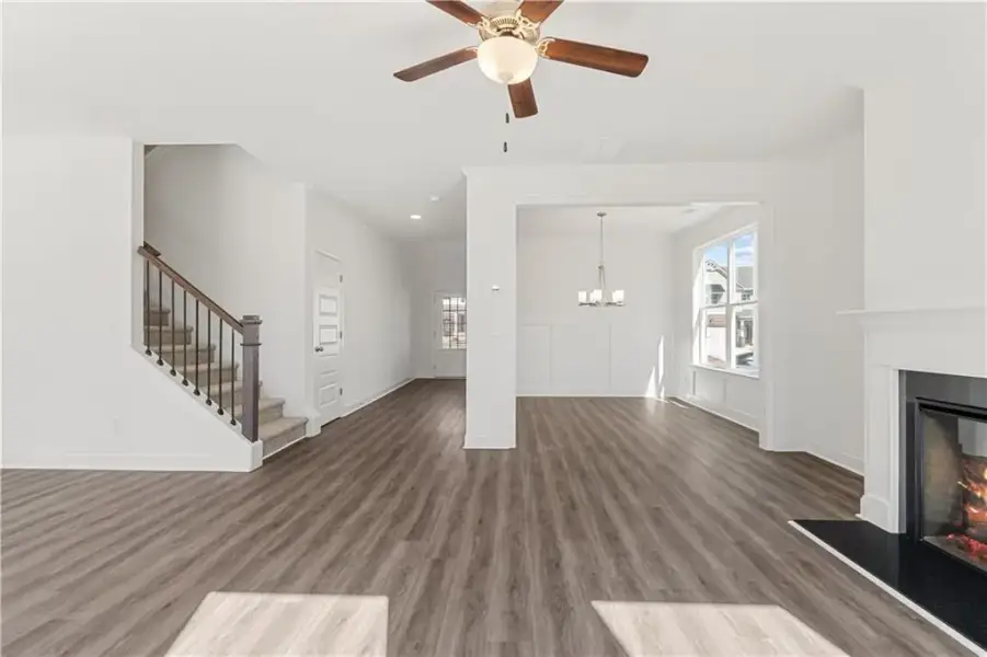 Spacious, unfurnished interior of a new home in Highland Park, Stonecrest (Image 11). Spacious, unfurnished interior of a new home in Highland Park, Stonecrest (Image 11).