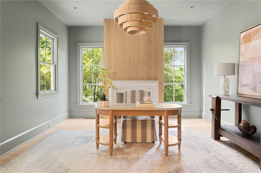 Furnished interior view inside a new home in , Dawsonville (Image 53).