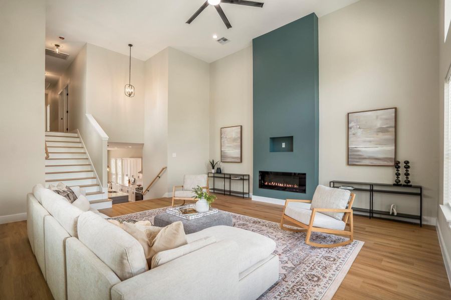 Furnished interior view inside a new home in , Houston (Image 38). Furnished interior view inside a new home in , Houston (Image 38).