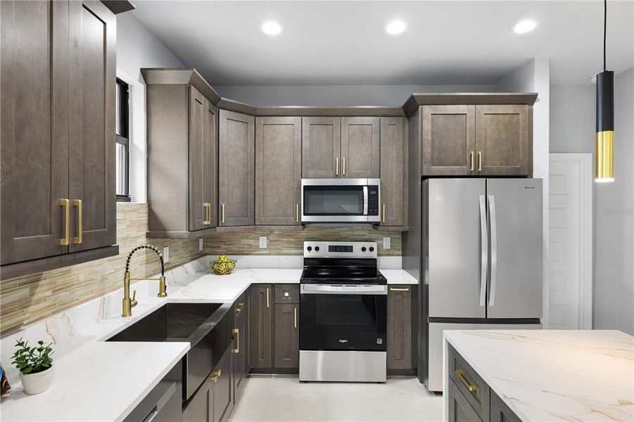 Furnished interior view inside a new home in , North Port (Image 35).