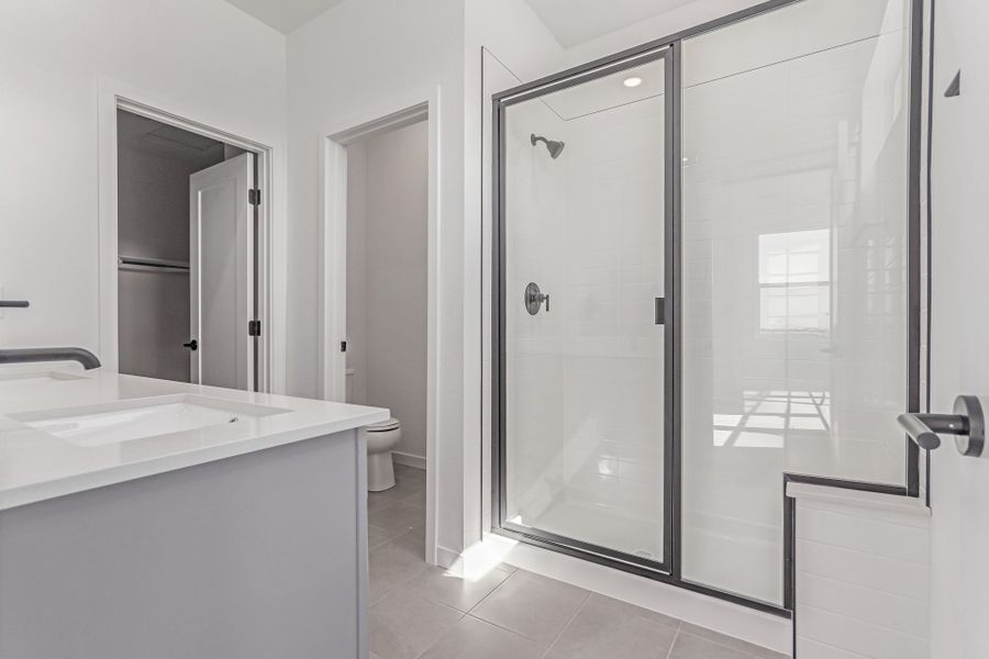 Furnished interior view inside a new home in Painted Prairie, Aurora (Image 10). Furnished interior view inside a new home in Painted Prairie, Aurora (Image 10).