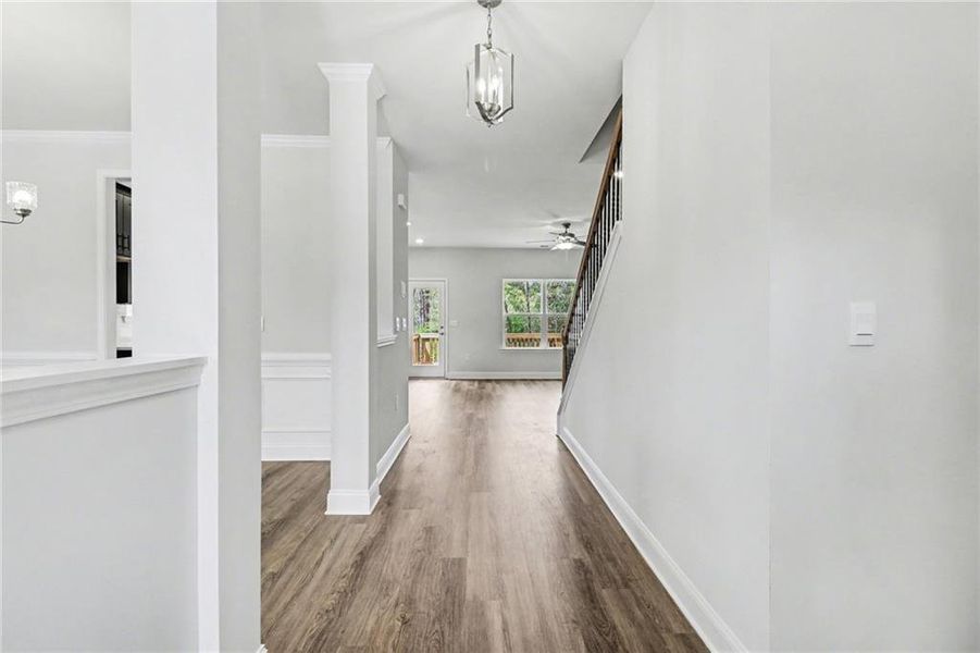 Spacious, unfurnished interior of a new home in The Fields of Walnut Creek, Pendergrass (Image 26).