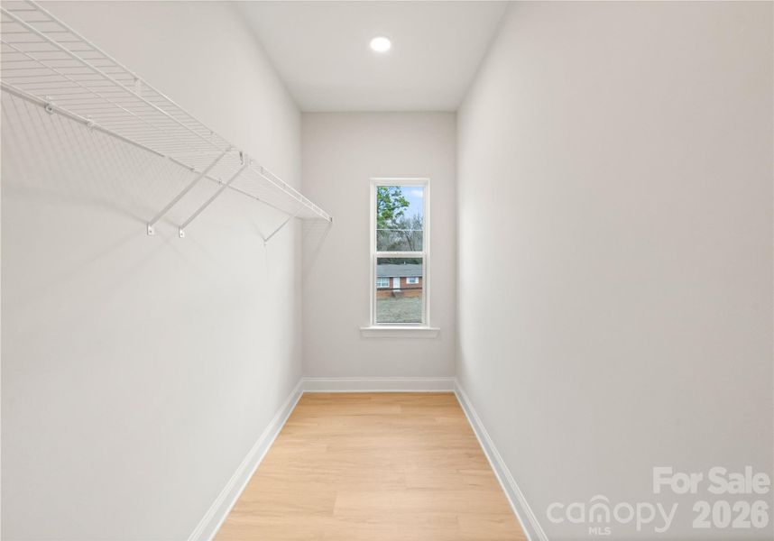 Primary walk in closet