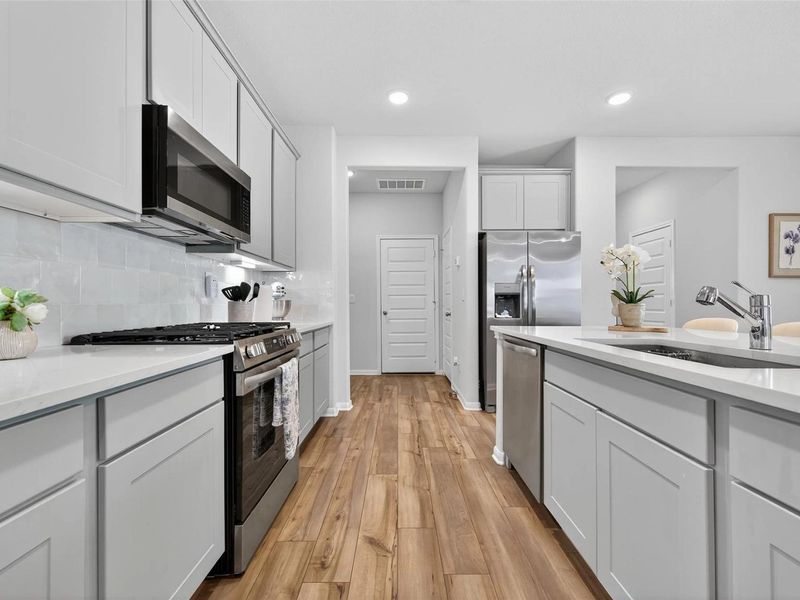 Furnished interior view inside a new home in Lakes at Black Oak, Magnolia (Image 10). Furnished interior view inside a new home in Lakes at Black Oak, Magnolia (Image 10).