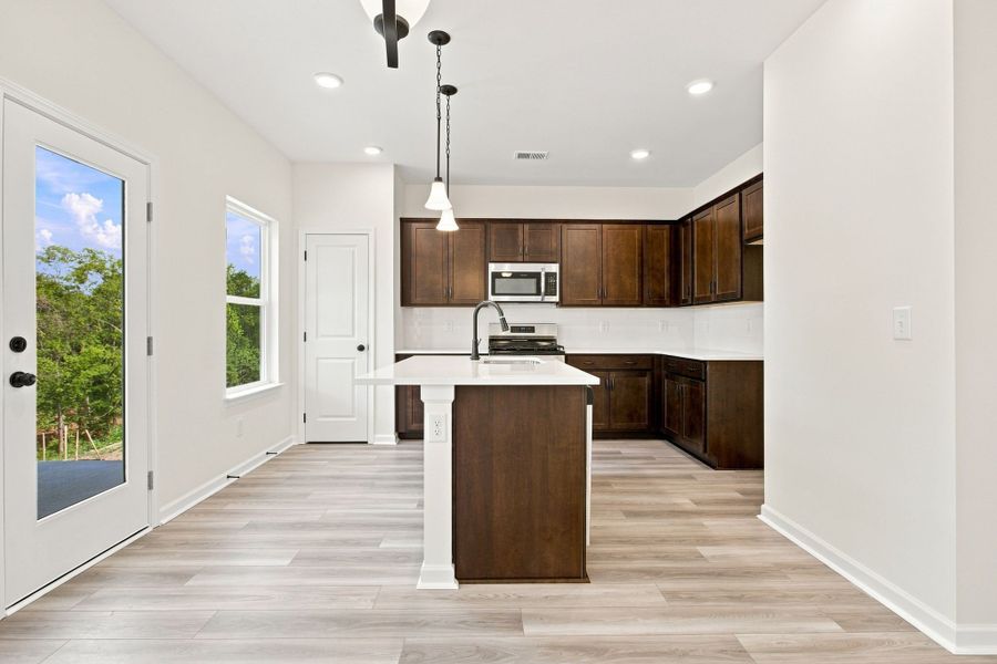 Furnished interior view inside a new home in Hampshire Hills, Columbia (Image 8). Furnished interior view inside a new home in Hampshire Hills, Columbia (Image 8).