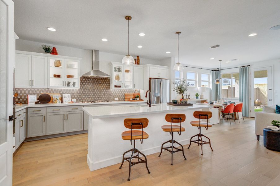 Furnished interior view inside a new home in IronWing at Windrose, Litchfield Park (Image 9).