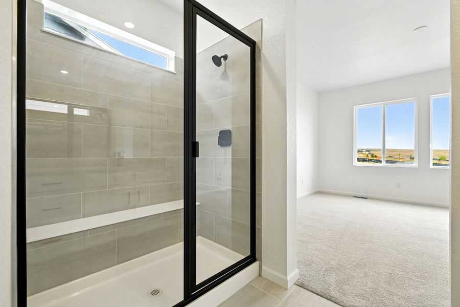 Close-up of interior finishes inside a home in Trailstone, Arvada (Image 13).