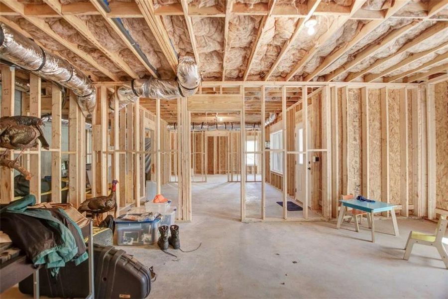 In-progress construction of a new home in , Clarkesville, GA (Image 35).