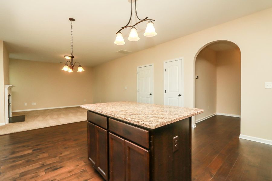 Representative furnished interior of a home built from the Stewart by RiverWILD Homes in Harvest Meadows, Zebulon (Image 9). Representative furnished interior of a home built from the Stewart by RiverWILD Homes in Harvest Meadows, Zebulon (Image 9).