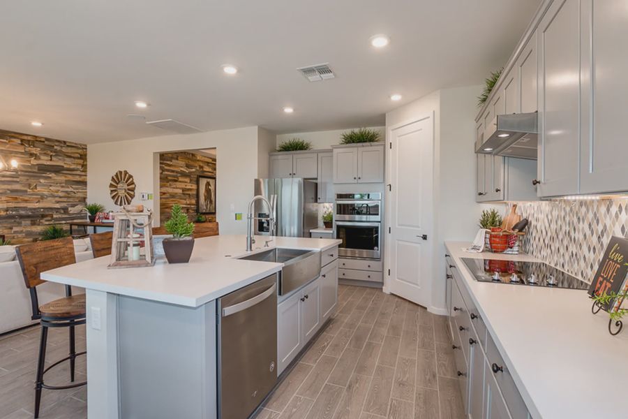 Furnished interior view inside a new home in Forté at Granite Vista, Waddell (Image 8).