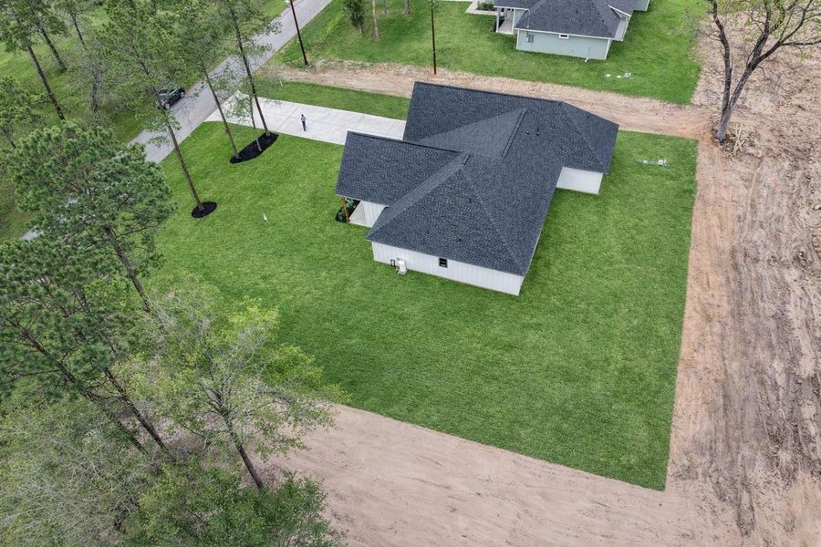 Exterior details and patio area of a home in , Plantersville (Image 24).