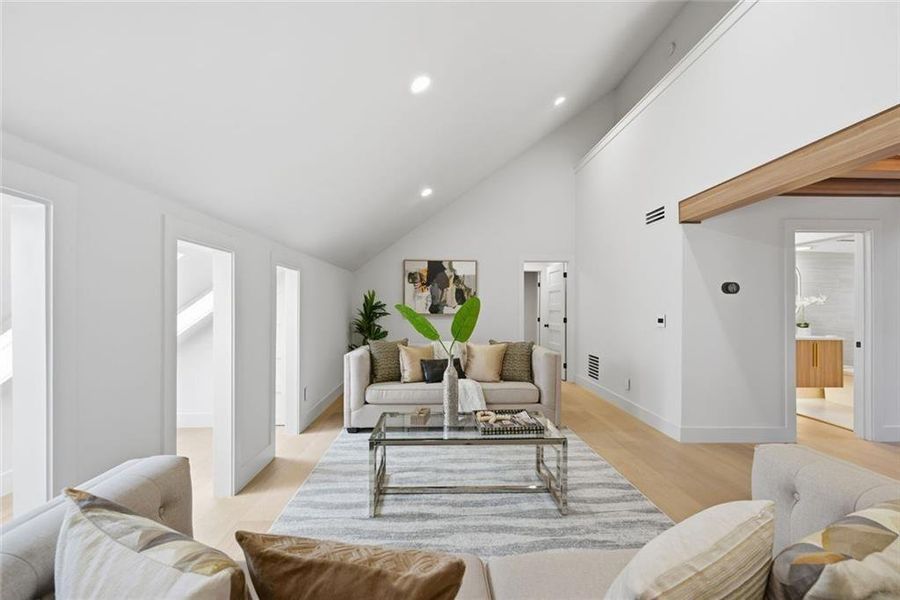 Furnished interior view inside a new home in , Brookhaven (Image 10). Furnished interior view inside a new home in , Brookhaven (Image 10).