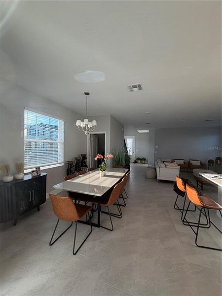 Furnished interior view inside a new home in Center Lake on the Park, St. Cloud (Image 12).
