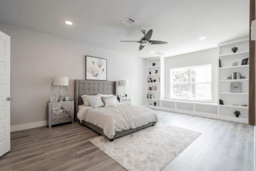 Furnished interior in a model home at Parkview at Oak Forest in Houston (Image 17). Furnished interior in a model home at Parkview at Oak Forest in Houston (Image 17).