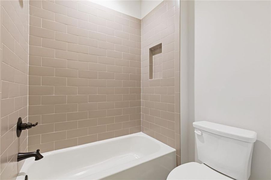 Furnished interior view inside a new home in , Flowery Branch (Image 17).