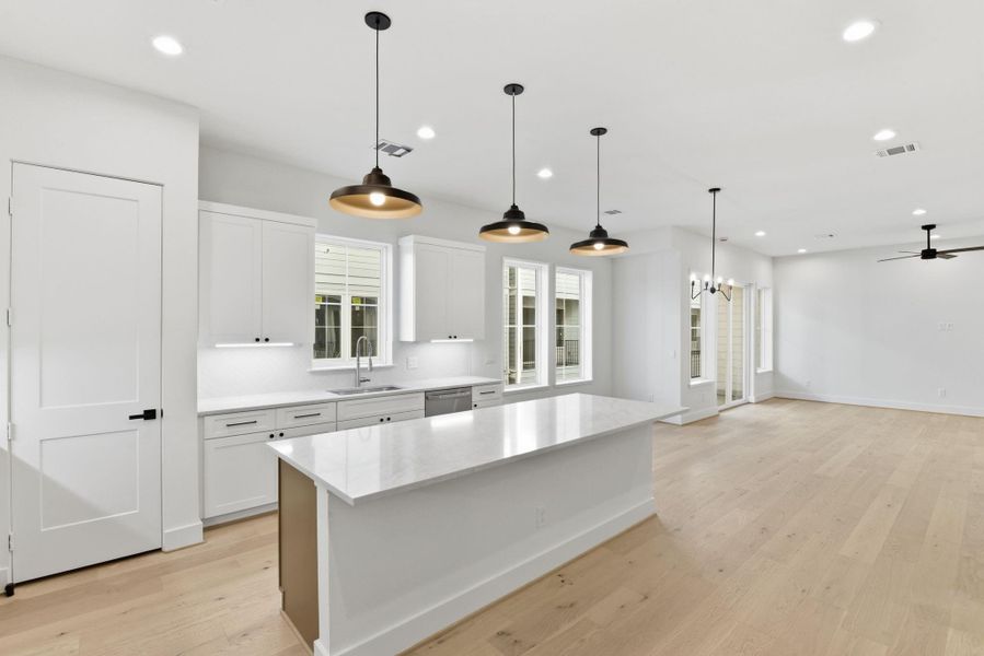 Furnished interior view inside a new home in , Houston (Image 10).