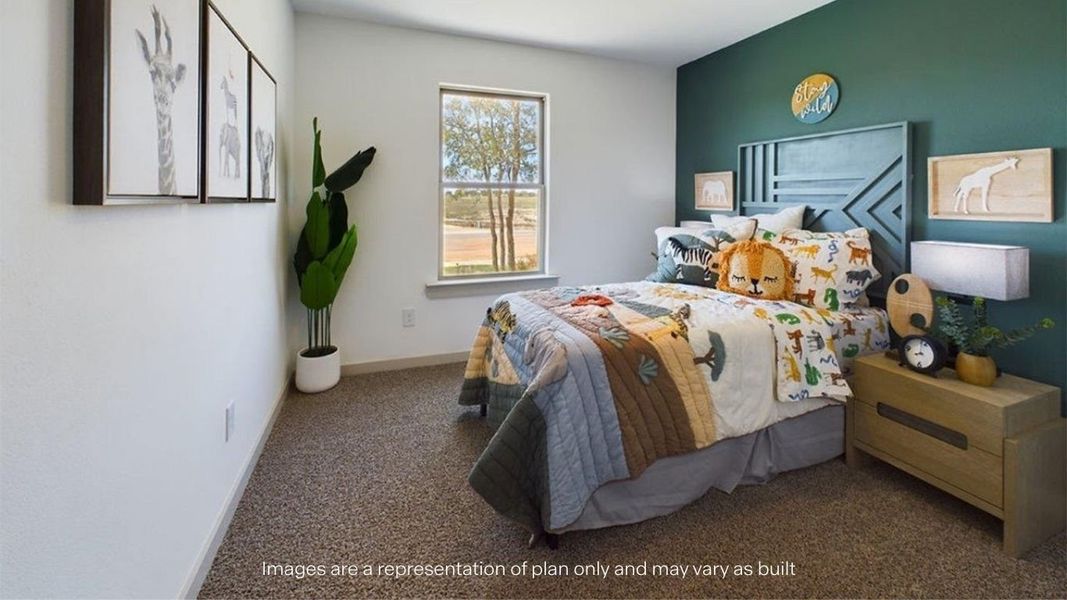 Furnished interior view inside a new home in Overlook West, Wolfforth (Image 3).