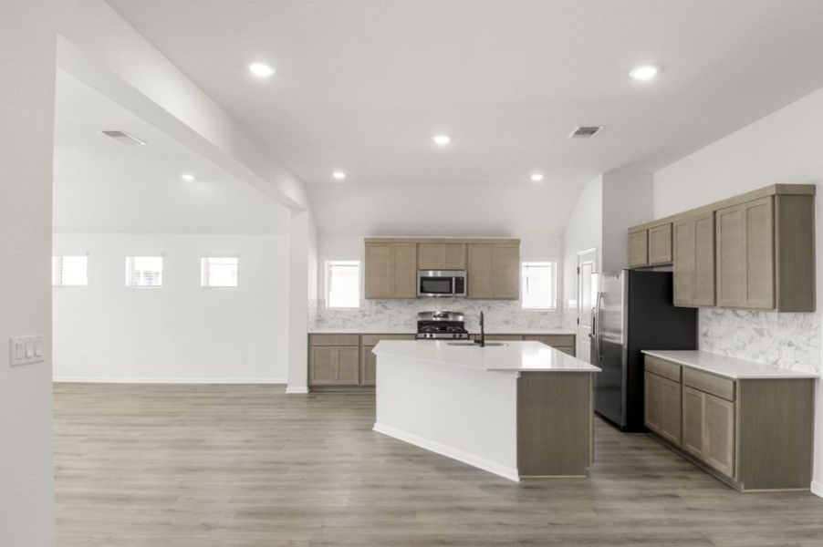 Representative furnished interior of a home built from the Kelley by Pacesetter Homes in Village at Three Oaks, Seguin (Image 5).
