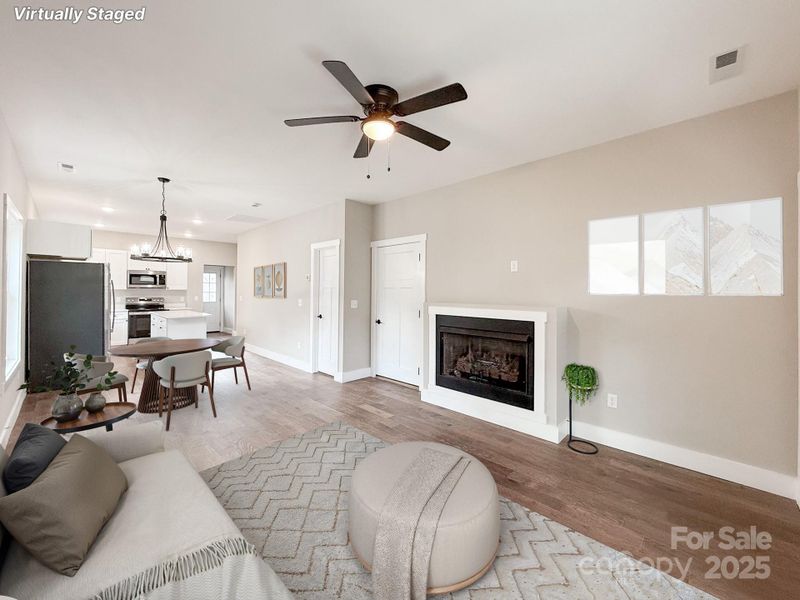 Furnished interior view inside a new home in , Asheville (Image 6).