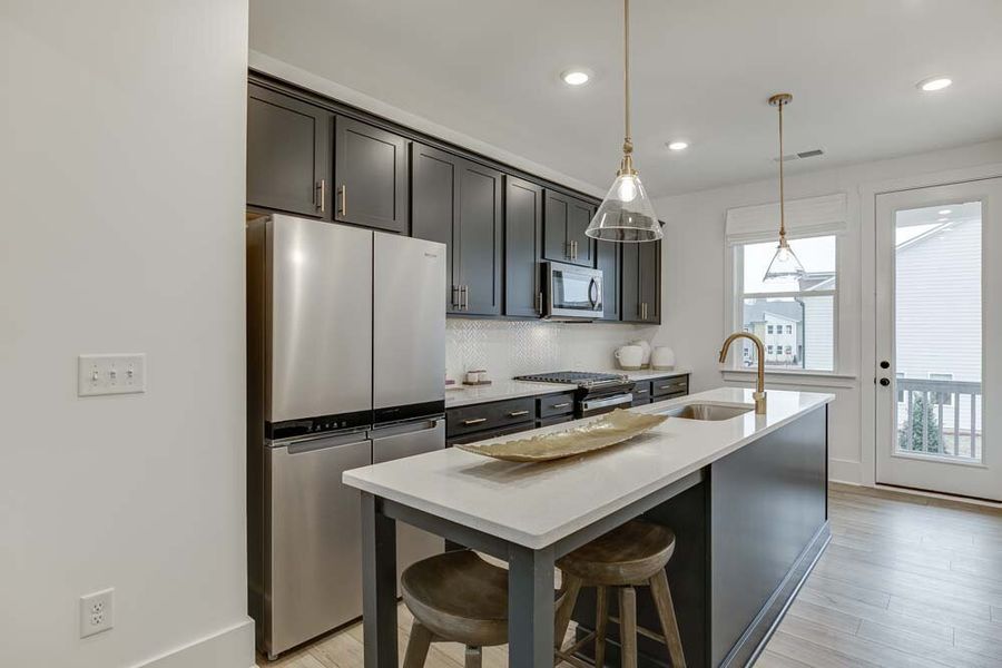 Kitchen featuring Industrial Collection Finishes