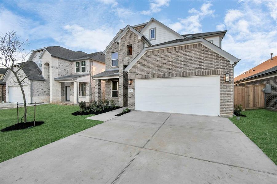 Sample photo of completed home with similar floor plan. As-built interior colors and selections may vary.