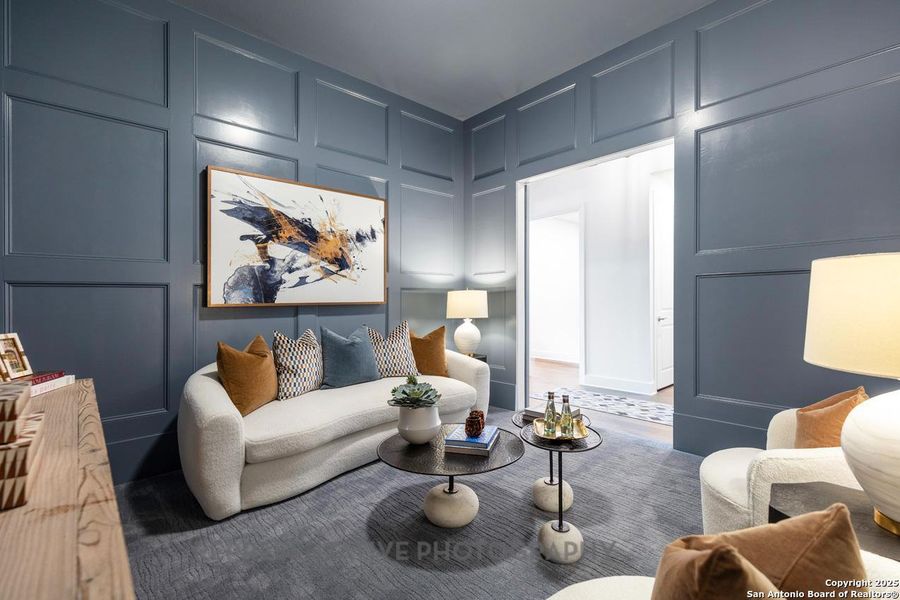 Furnished interior view inside a new home in Weston Oaks, San Antonio (Image 13).