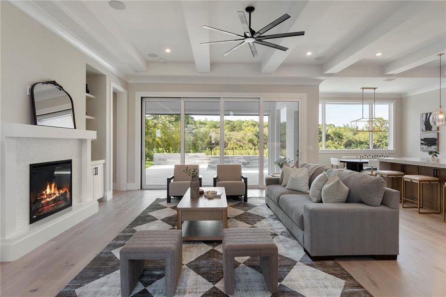 Furnished interior view inside a new home in Lake Sheen Sound, Orlando (Image 8).