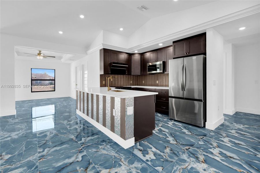 Furnished interior view inside a new home in , Lehigh Acres (Image 6).