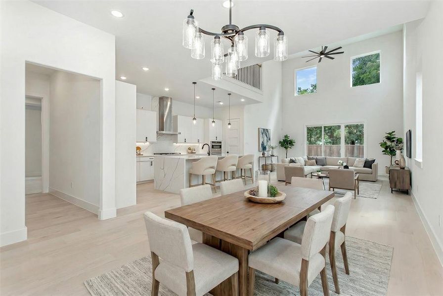 Furnished interior view inside a new home in , Dallas (Image 37).