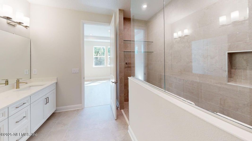 Furnished interior view inside a new home in RiverTown - WaterSong, St. Johns (Image 6).